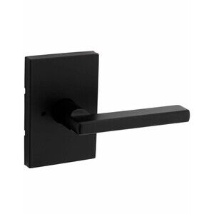 Kwikset 730HFLRCT Halifax Privacy Door Lever Set - Black